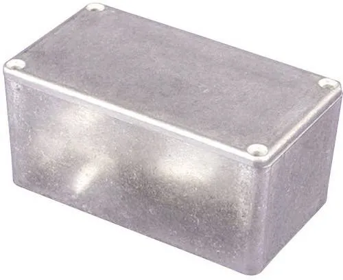 Hammond Electronics Universal-Gehäuse 250x250x100mm - Robustes Aluminium-Gehäuse für abhörsichere Aufbewahrung von Smartphones. Schützt zuverlässig vor Mobilfunk-, WLAN- und GPS-Signalen, ideal für vertrauliche Meetings.