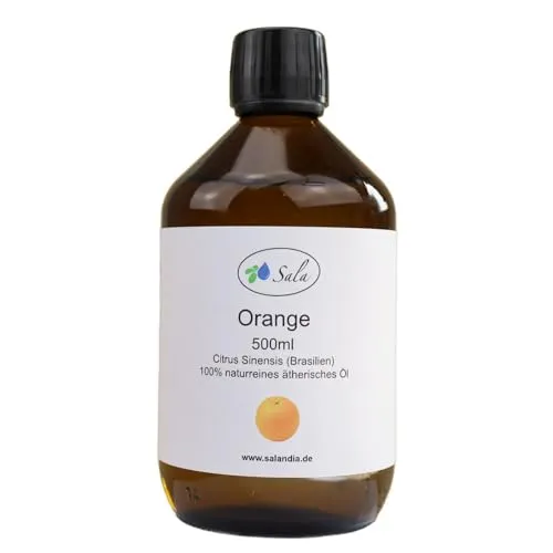 Sala Orangenöl Brasilien ätherisches Öl süß naturrein 500 ml Glasflasche