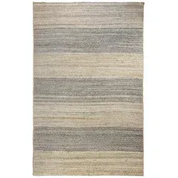 Wohnando Teppich MY-RUG Nordic Line 90x60 cm aus Jute & Baumwolle - Handgewebter Teppich im Boho-Stil, wendbar und pflegeleicht, ideal für gemütliche Wohnräume. Höhe: 10 mm, aus 100% natürlichem Jute gefertigt.
