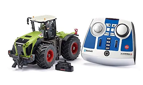 siku 6794 Claas Xerion 5000 TRAC VC Traktor - Ferngesteuert, Bluetooth-Steuerung per App, detailgetreu im Maßstab 1:32, ideal für Spielspaß für Groß und Klein