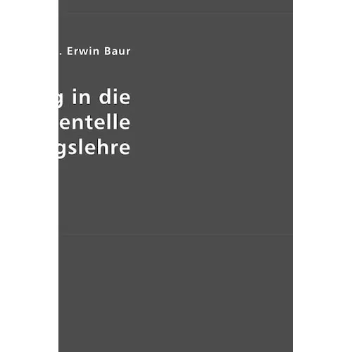 VDM Einführung in die experimentelle Vererbungslehre (Deutsch, Erwin Baur, 2006) (7542992)