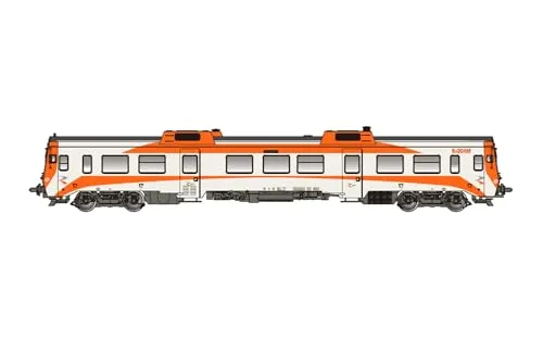 Electrotren HE2503 Hobby RENFE, Dieseltriebwagen 9-596-004-2 Tamagotchi, Regionales R2-Lackierung mit modernem R-Logo, Ep; v-VI Diesellokomotive, Creme/Oramge