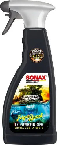 SONAX FelgenBeast Sonderedition 500 ml - Autoreinigung & Pflege – Leistungsstarker Felgenreiniger, entfernt biestige Verschmutzungen und ist materialschonend für alle Felgenarten.