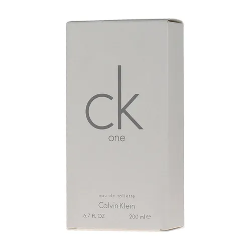 Calvin Klein CK ONE Eau de Toilette für Herren - Herren Duft mit 200 ml, Moschus-Duftnote für einen frischen und zeitlosen Eindruck, ideal für den täglichen Gebrauch.