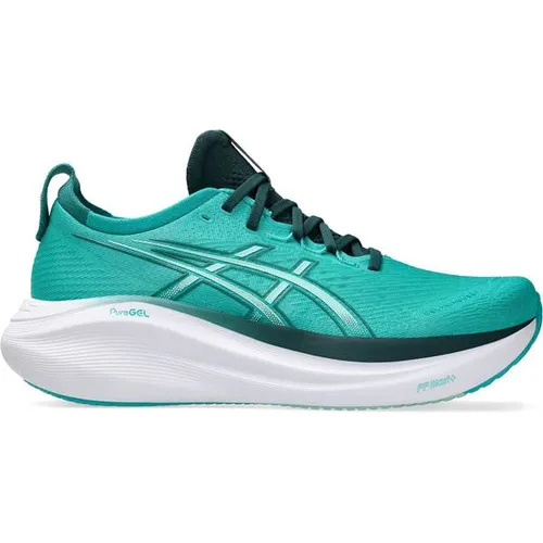 ASICS Herren Laufschuhe GEL-NIMBUS 27 - Wolkenweiches Lauferlebnis - Laufschuhe mit überragender Dämpfung und verbesserter Ventilation, ideal für komfortables Laufen auf jedem Untergrund.