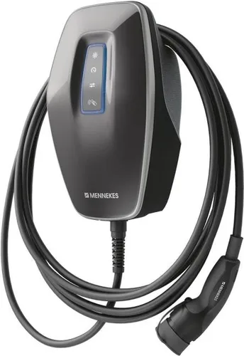 Mennekes Wallbox Amtron 4Business 780 11 kW, schwarz mit RFID - Wallbox für Elektroautos mit 11 kW Ladeleistung, RFID zur sicheren Freigabe und App-Steuerung. Ideal für halb-öffentliche Räume mit integriertem ME-Zähler und Kabelmanagement.
