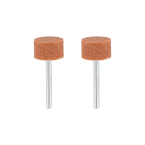 Dremel 8193 Korund-Schleifspitze - Zubehörsatz für Multifunktionswerkzeug mit 3 Schleifspitzen 15,9mm zum Schärfen, Glätten und Schleifen von Metall, Gussteile, Schweißverbindungen, Nieten und Rost