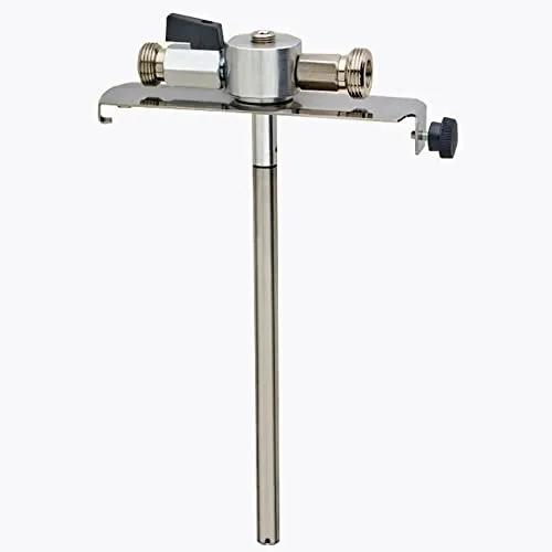 Gastrobedarf Westerbarkey 5l Dosenadapter aus Edelstahl - Dosenöffner für alle gängigen 5l Dosen, hochwertige Edelstahlausführung mit praktischem Absperrhahn für einfachen und sauberen Gebrauch.