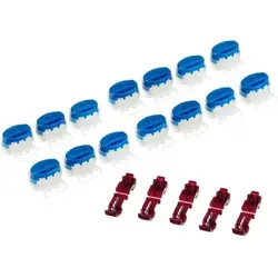 Kabel Verbinder + 5 Anschlussklemmen kompatibel für Husqvarna ® Automower ® 4** 5** - wiederverschließbare Box - Original 3M 15