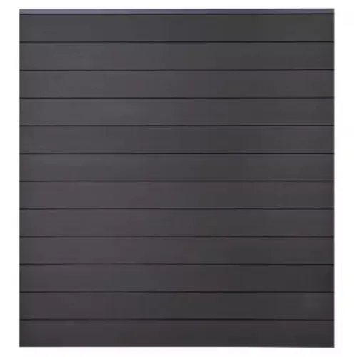 GrojaSolid BPC Steckzaun-Set 180x180cm anthrazitgrau - Gartenzäune, langlebig und pflegeleicht, ideal für eine moderne und stilvolle Gartengestaltung.