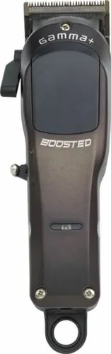 Gamma+ Boosted Clipper – Professioneller Haarschneider - Haarschneidemaschine mit leistungsstarkem Rotationsmotor und DLC Black Diamond Carbon Klinge für präzise Schnitte. Inklusive 4 Aufsteckkämme und Reinigungsset.