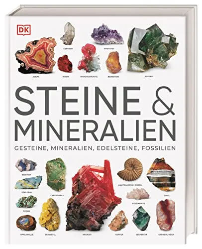 Steine & Mineralien: Über 500 faszinierende Gesteine und Fossilien - Entdecken Sie über 500 Gesteine, Minerale und Fossilien mit mehr als 1200 beeindruckenden Farbfotos – ideal für Geologie-Enthusiasten und Sammler.