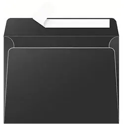Clairefontaine 55832C - Karton mit 200 selbstklebenden Umschlägen, 16,2x22,9 cm, 120g, ideal für Einladungen zu Hochzeiten und Taufen