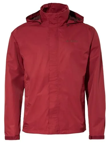 VAUDE Funktionsjacke rot L - Wasserdicht und atmungsaktiv - Funktionsjacke für Outdoor-Aktivitäten, bietet 100% Wasserdichtigkeit und Atmungsaktivität, perfekt für jedes Wetter.