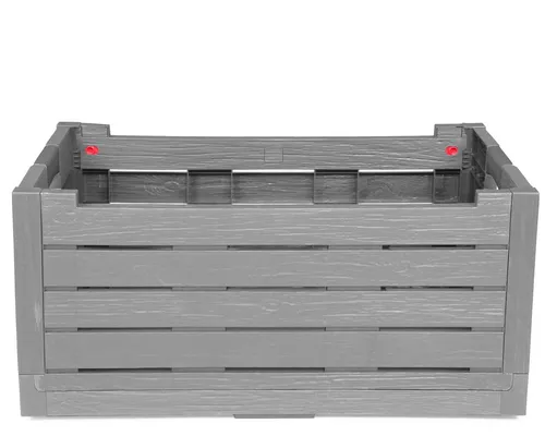 ONDIS24 Klappbox Korb für Brennholz Faltbox Feuerholz Kiste Faltbarer Einkaufskorb, 50 l, Florida Kofferraum Organizer Auto