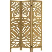 ML-DESIGN Paravent Raumteiler 3-teilig Kyoto Natur - Paravent aus Holz, sofort einsatzbereit und platzsparend klappbar – ideal für Wohnzimmer, Schlafzimmer oder Büro.