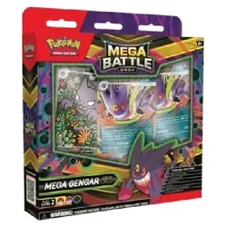 Pokémon-Sammelkartenspiel: Mega-Battle-Deck – Mega-Gengar EX / Mega-Diancie EX (EN) - Erlebe spannende Duelle mit dem Mega Battle Deck – Mega Gengar EX / Mega Diancie EX! Ideal für Einsteiger und Profis, enthält es alles für den sofortigen Spielspaß, inklusive 60 Karten, Spielmatte und Online-Code.