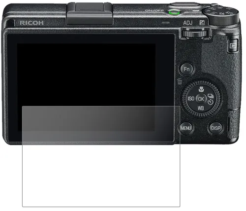 Schutzfolie für Ricoh GR III Anti-Shock matt 9H Display Folie dipos Glass