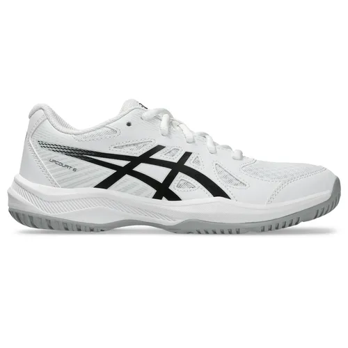 ASICS Kinder Netballschuhe UPCOURT 6 GS - Handballschuhe für Kinder, leicht und flexibel, mit Mesh-Einsätzen für optimale Passform und Komfort beim Spielen.