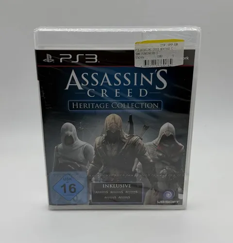 Assassin’s Creed Heritage Collection für PS3 – Neu & OVP - Erlebe die Assassin's Creed-Heritage Collection für die Sony PlayStation 3. Tauche ein in die faszinierende Welt der Assassinen mit geprüfter Qualität und packendem Gameplay. USK ab 16 Jahren.