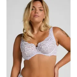 Hunkemöller Unwattierter Bügel-BH Daisy - Purple Heather - 90F - Eleganter, unwattierter Bügel-BH mit zarter Spitze und verstellbaren Trägern. Perfekt für einen stilvollen Look. Kombiniere ihn mit weiteren Teilen für ein harmonisches Set!