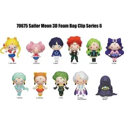Monogram International Sailor Moon 3D Figural Blind Bag Clip, Serie 6 - Einzigartiger Schlüsselanhänger aus der beliebten Sailor Moon Serie, perfekt für Fans und Sammler. Mit detailreicher 3D-Gestaltung für einen besonderen Akzent.
