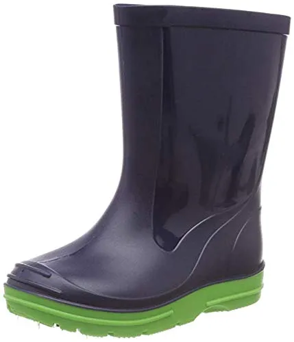 Beck Unisex Kinder Basic 486 Gummistiefel, Dunkelblau, 27 EU - Gummistiefel für Kinder, wasserfest und ideal für Regenwetter, aus robustem Kunstleder und PU-Synthetik gefertigt.