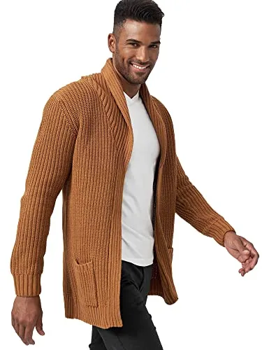 Indicode Herren Anaheim Strickjacke mit 2 Taschen | Bequeme Winterjacke, XL - Diese weiche Strickjacke überzeugt mit zwei praktischen Taschen und einem stilsicheren V-Neck. Ideal für kalte Tage, bietet sie Komfort und einen modernen Look. Perfekt für einen lässigen Alltag.
