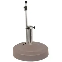 Schirmständer LIRO Mini 35K anthrazit - Sonnenschirmständer mit 35 kg Gewicht, rollbar und ideal für Flexibilität im Garten oder auf der Terrasse. Robust und wetterfest für langanhaltende Nutzung.