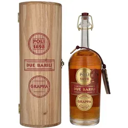Poli Grappa Prosecco Due Barili - Grappa, die 2 Jahre in französischen Barriques und spanischen Botas lagert - ein einzigartiges Geschmackserlebnis für Kenner.