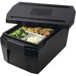 Thermo Future Box  Thermobox DELUXE ECO, schwarz LT0213200 , Für 1x GN 1/1, Nutzhöhe: 200mm, 37 Liter