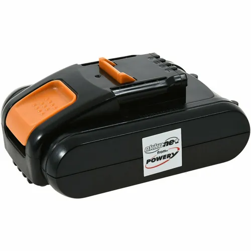 Powery Akku für Worx Landroid S 2000 mAh (20 V) - Standard-Akkus für Mähroboter, leistungsstarker 2000 mAh Li-Ion Akku für längere Mähzeiten und zuverlässige Leistung.