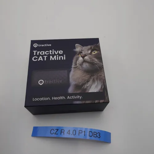 Tractive CAT Mini GPS Tracker - Live-Ortung und Aktivitätstracking für Katzen, marktführend mit Gesundheitswarnungen und Halsband inklusive
