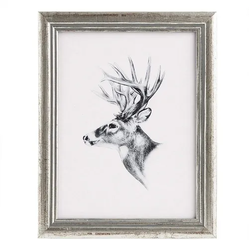 Woltu Bilderrahmen BRU9894sb, Fotogalerie, Holz Rahmen, Glasscheibe, Artos Stil Silber A4