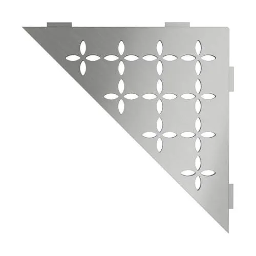 Schlüter SHELF ES1 SES1D5EB Floral Duschablage - Duschablage mit floralem Design, ideal zur praktischen Aufbewahrung von Duschutensilien und zur stilvollen Gestaltung Ihres Badezimmers.