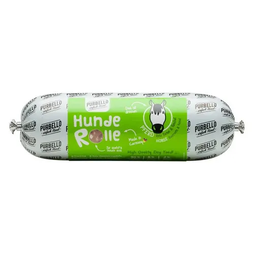 Purbello Hundefutter Rolle Adult getreidefrei 800 g Pferd  Hundefutter