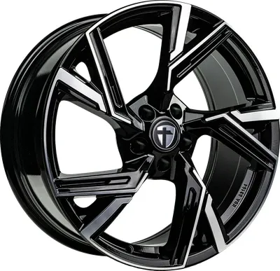 Tomason AR1 9X20 Felgen - Hochwertige Alufelgen mit 9 Zoll Breite und 20 Zoll Durchmesser, in elegantem Schwarz Diamond Polished, perfekt für sportliche Fahrzeuge.