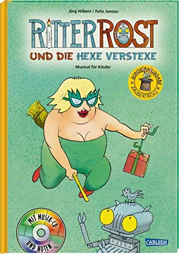 Ritter Rost: Ritter Rost und die Hexe Verstexe: Neue Ausgabe mit extra Zaubertricks: Musical für Kinder. Sonderausgabe mit Zaubertricks