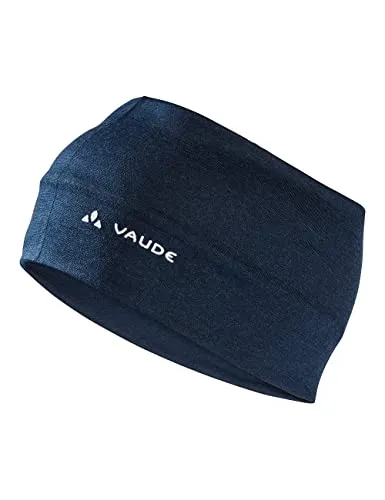 VAUDE Cassons Merino Headband, dark sea - Mützen für Bergsport, sehr leicht und klimaneutral kompensiert; umweltfreundlich hergestellt für nachhaltigen Genuss.