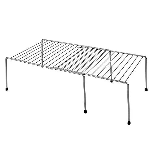 Metaltex Adapto Schrankeinsatz, Polytherm, Silber - Abtropfhalter & -ständer, rostbeständig und antistatisch mit stabiler Metaltex-Polytherm-Beschichtung für Ordnung in Ihren Schränken