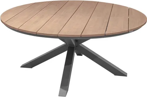 Hespéride Runder Gartentisch Oriengo aus Akazie & Graphit - 8-Sitzer - Eleganter runder Gartentisch für 8 Personen, aus hochwertiger Akazie und Graphit, ideal für gesellige Abende im Freien.