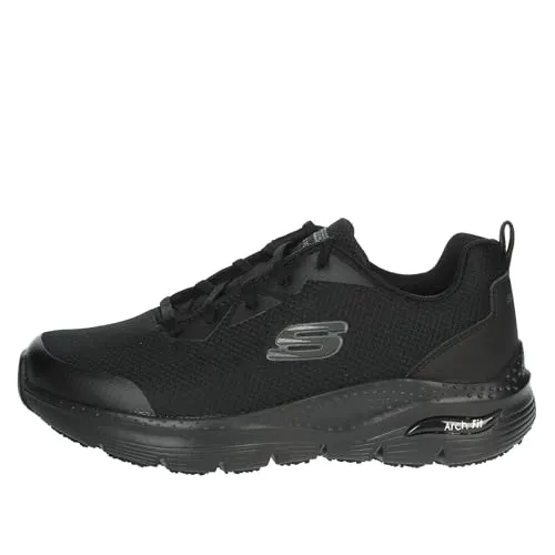 Skechers Damen Arch FIT SR Sneakers - Bequemer Support in Schwarz, 39 EU - Damen-Sneaker mit Arch FIT Technologie für optimalen Fußkomfort und Unterstützung bei jedem Schritt.
