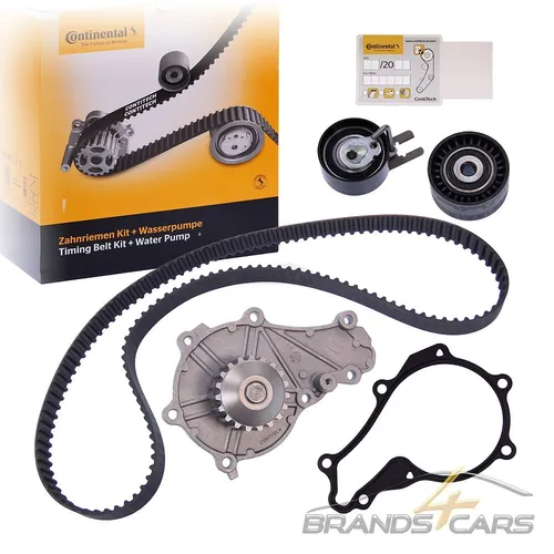 CONTINENTAL CTAM CT1092WP1 Wasserpumpe + Zahnriemensatz - Wasserpumpen für CITROËN, FIAT, FORD, MA - inklusive hochwertigem Zahnriemensatz für zuverlässige Motorleistung und Langlebigkeit.