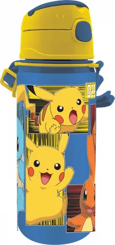 Aluminum bottle 600ml Pokemon Kids Euroswan 8435507884129
