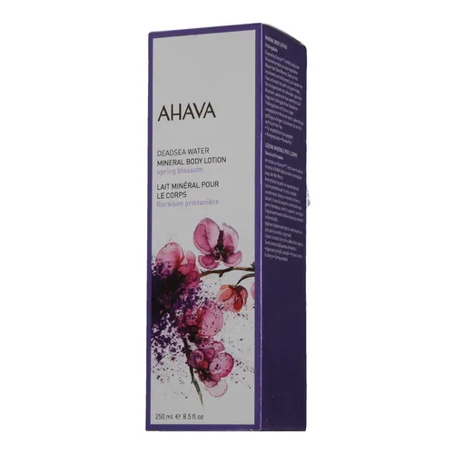 AHAVA Deadsea Water Mineral Body Lotion Spring Blossom 250 ml - Cremen und Ölen - Schnell einziehende Lotion mit Mineralien, die die Haut geschmeidig macht und den erfrischenden Duft von Frühlingsblüten bietet.