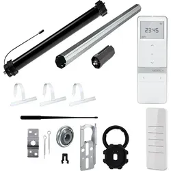 NOBILY PR5 20/15-60 Komplett-Set inkl. Funk Timer - Rollladenmotoren mit 20Nm Zugkraft, ideal für Nachrüstung oder Neuinstallation. Genießen Sie automatisierte Rollläden für mehr Komfort und Energieersparnis!