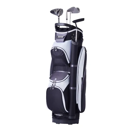 VEVOR Golf Cart Bag mit 14-Wege-Organizer und 7 Taschen - Praktische Golftasche mit 14 Trennfächern für optimale Organisation. Leicht und robust, ideal für den Einsatz auf dem Golfplatz. Maße: 91cm, Gewicht: 2,6kg.