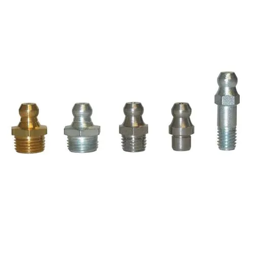 NUEVO 2024-25 Engrasadores hidráulicos rectos DIN 71412 tipo H1 (R.1/4"-20 WHIT x L.15 x Ø7 acero)