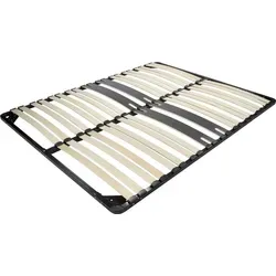 i-flair Lattenrost 200x200 cm - Stabiler Ergo IF28 Lattenrahmen aus Metall - Lattenroste aus robustem Stahl, ideal für alle Betten. Mit 36 Leisten und einer Belastbarkeit von bis zu 180 kg bietet es hervorragenden Komfort und Langlebigkeit.