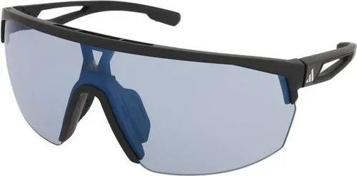 Adidas SP0099 02X Sportbrille - Matt Schwarz - Sportbrillen mit UV-Schutz und bruchsicheren Gläsern, perfekt für aktive Sportler und Outdoor-Abenteuer.